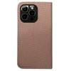 Etui Smart Magnet book iPhone 15 Pro6.1 różowo złoty/rose gold